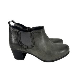 Dansko Harlene Ankle Boots Waxy Burnished Gray Booties